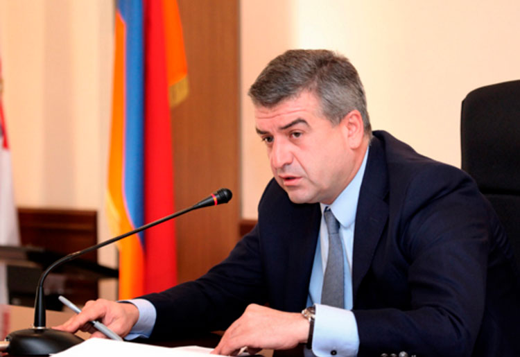 RSC ON NEW ARMENIAN PREMIER