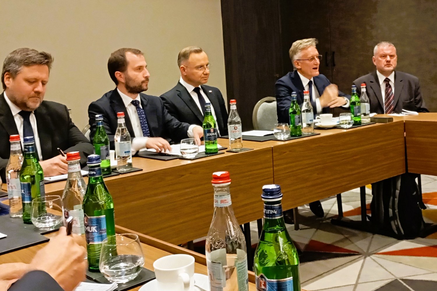 MEETING WITH VISITING POLISH PRESIDENT